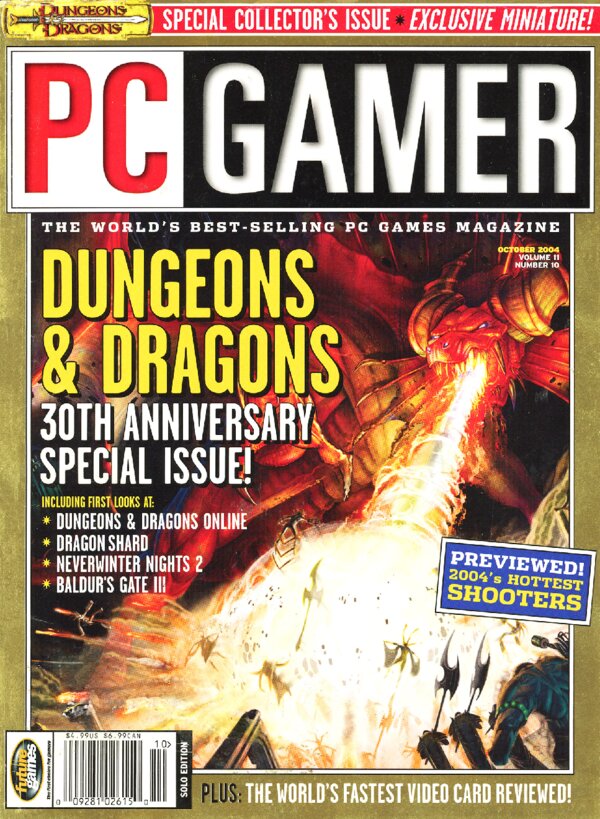 PC Gamer US   Issue 128 (October 2004) cover